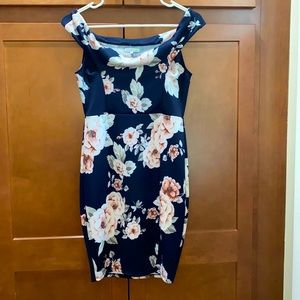 Charlotte Russe Floral Strapless Dress